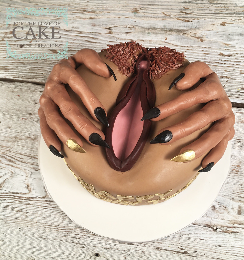 Artistic Hands Cake